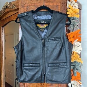 Harley-Davidson Gray Leather Jacket
